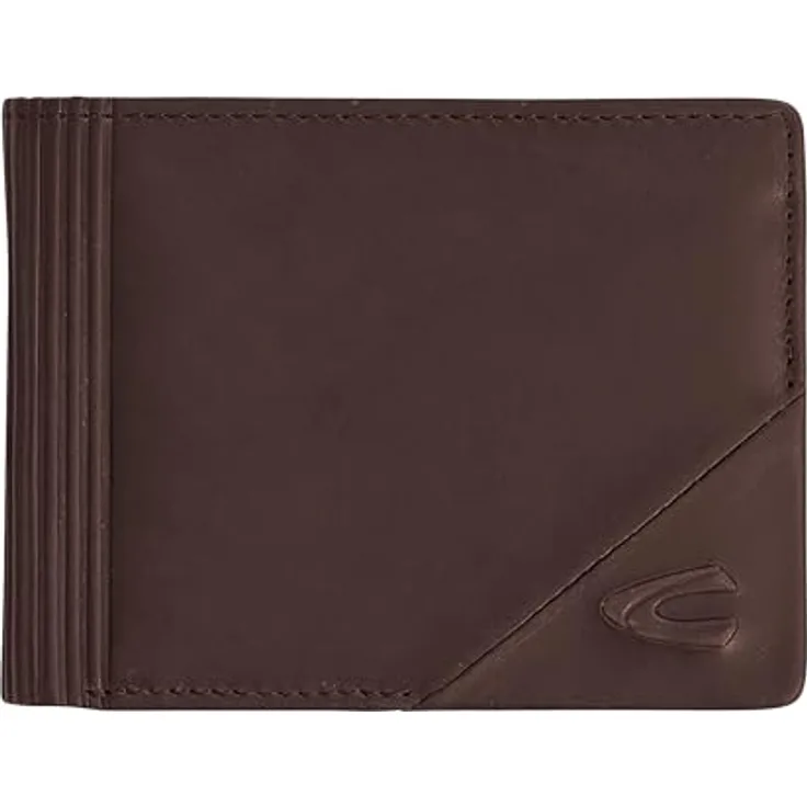 camel active Taiga Herren Geldbörse RFID Querformat Leder Klein Braun