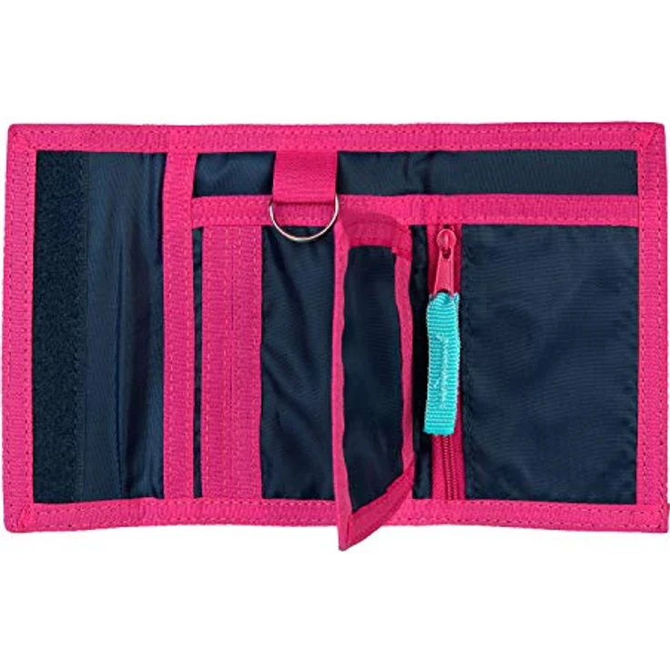 Undercover Disney Minnie Mouse Geldbörse, mit Klettverschluss, Kartenfächer und Münzfach, ca. 9 x 14,5 x 0,5 cm, bunt, klassisch – Bild 2