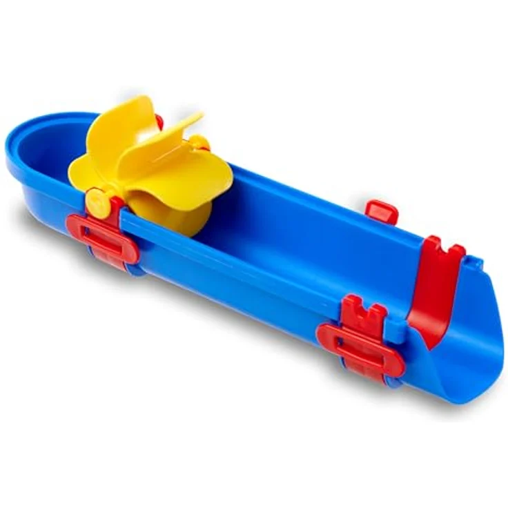 AquaPlay Sploshy Cascade Badewannenspielzeug - Wasserspielzeug für Kinder ab 1,5 Jahre - Spielzeug-Wasserbahn mit Rutsche & Boot inkl. Saugnäpfe, hergestellt in Deutschland – Bild 2