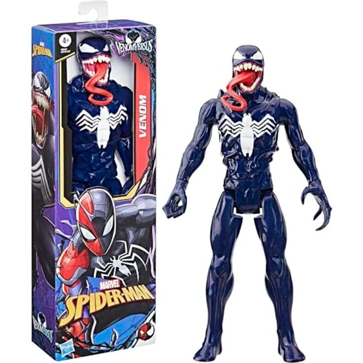 Marvel Spider-Man VenomVersus Titan Hero Serie, Venom Action-Figur 30 cm mit 5 beweglichen Punkten und exklusiver Verpackung – Bild 3