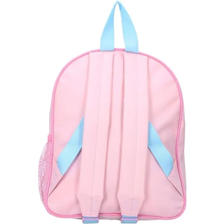 Vadobag Stitch Rucksack Fluffy Friends, Kindergartenrucksack in hellblau mit 3D-Stitch-Motiv, verstellbaren Schultergurten und Reißverschluss – Bild 2