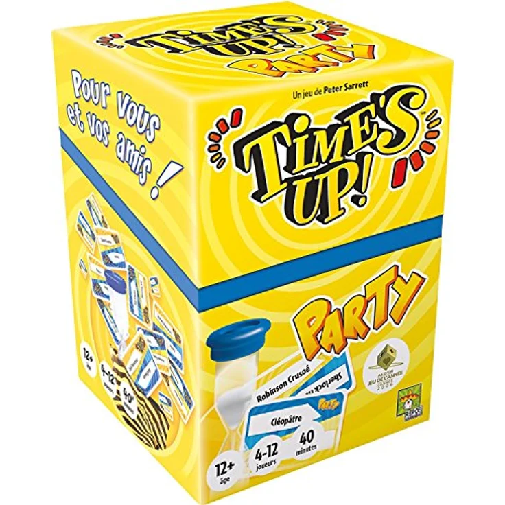 Asmodee Time's Up Party, Gesellschaftsspiel in französischer Sprache, für Veranstaltungen und Teamabende, dynamisches Spiel mit 3 Runden und unterschiedlichen Hinweisen – Bild 1