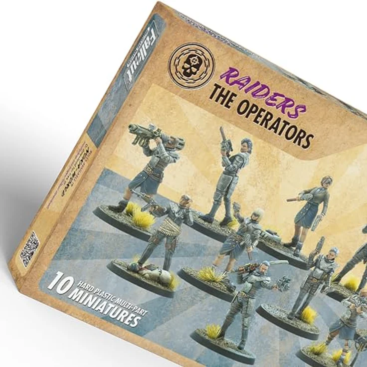 Modiphius Fallout: Miniatures - Raiders: The Operators, kompatibel mit Fallout: Wasteland Warfare und Fallout: Factions, professionell gestaltet, strategisch agierende Figuren – Bild 5