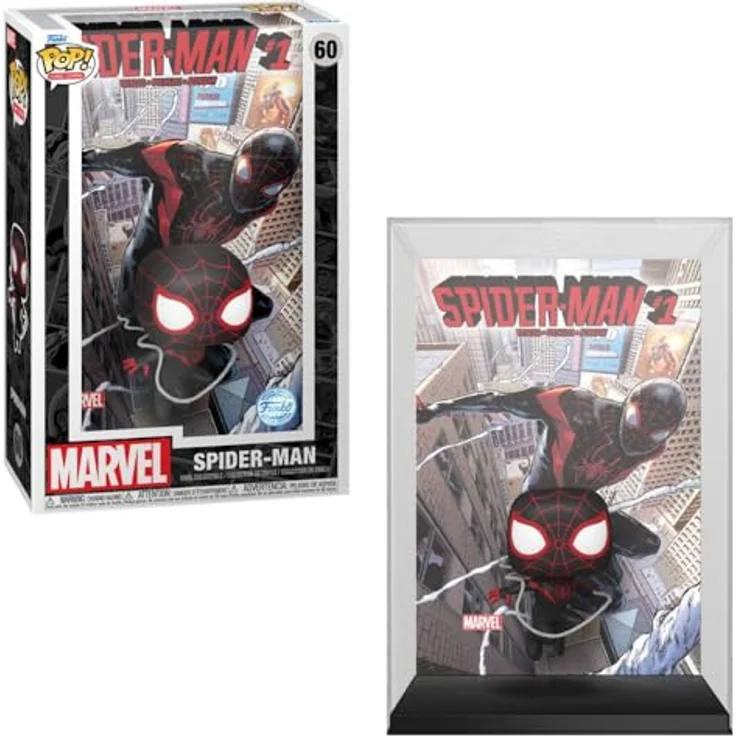 Funko Pop Comic Cover Marvel Spider Man Vinylfigur, detailgetreu bemalt, ideales Geschenk für Superhelden-Fans – Bild 1