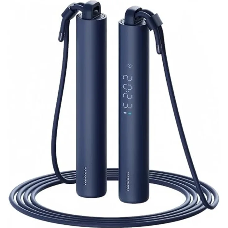 Xiaomi Smart Jump Rope, Präzises Tracking, Kabellos & Kabelgebunden, Smartes Display, Fitness-Analysen, Bluetooth 5.0, USB-C, Leicht & Kompakt