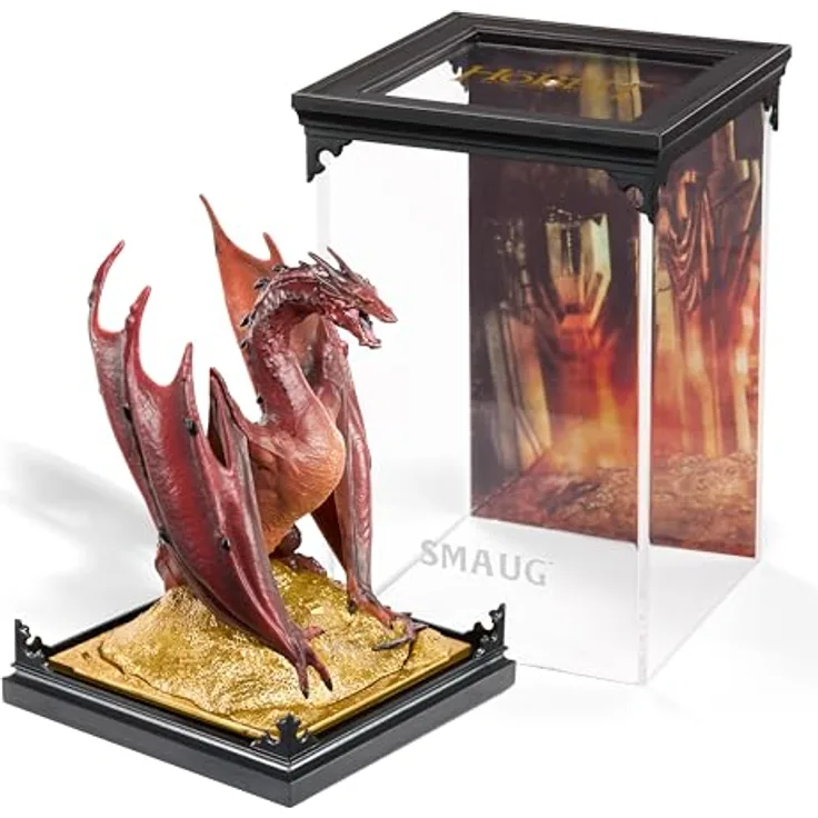 Noble Collection Herr der Ringe Diorama Figure Smaug, 17 cm, PVC-Figur