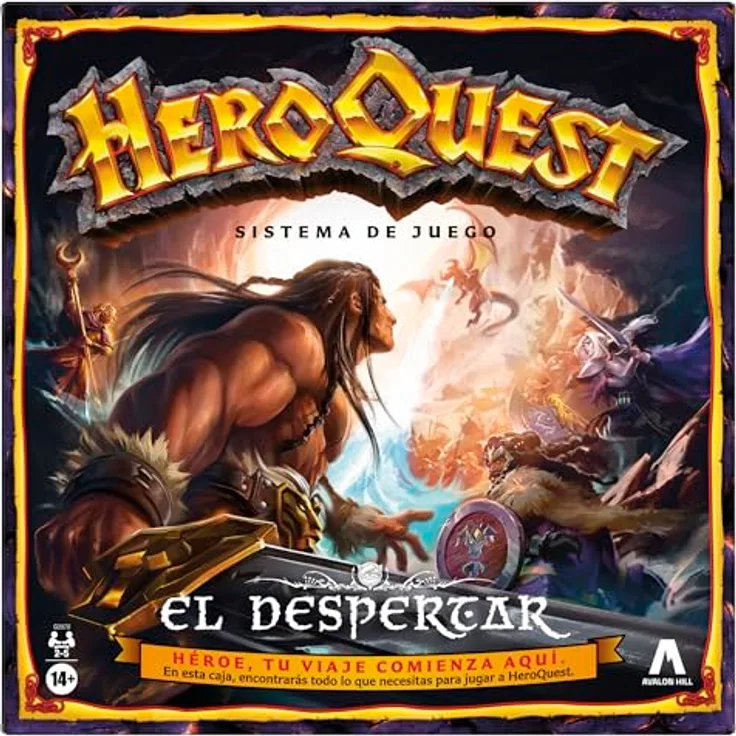 Avalon Hill HeroQuest First Light, Brettspiel mit 10 Missionen, spanische Version, kompatibel mit HeroQuest-Erweiterungen