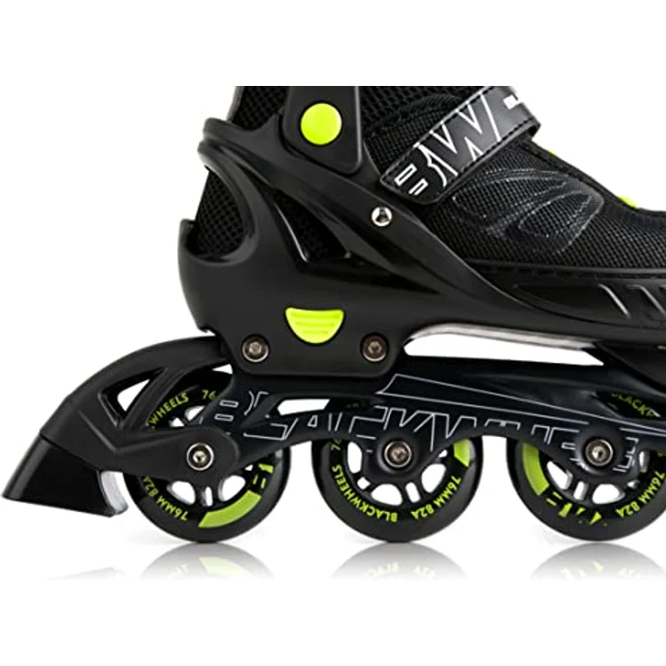 Blackwheels Sonic Inline Skates, Roller Skates für Jugendliche und Erwachsene, 76 cm Räder, Grün – Bild 5