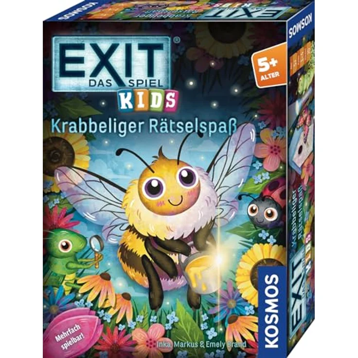 KOSMOS 684792 - EXIT® - Das Spiel Kids - Krabbeliger Rätselspaß, Escape Room Spiel, mehrfach spielbar, ab 5 Jahre, Kinderspiel – Bild 1