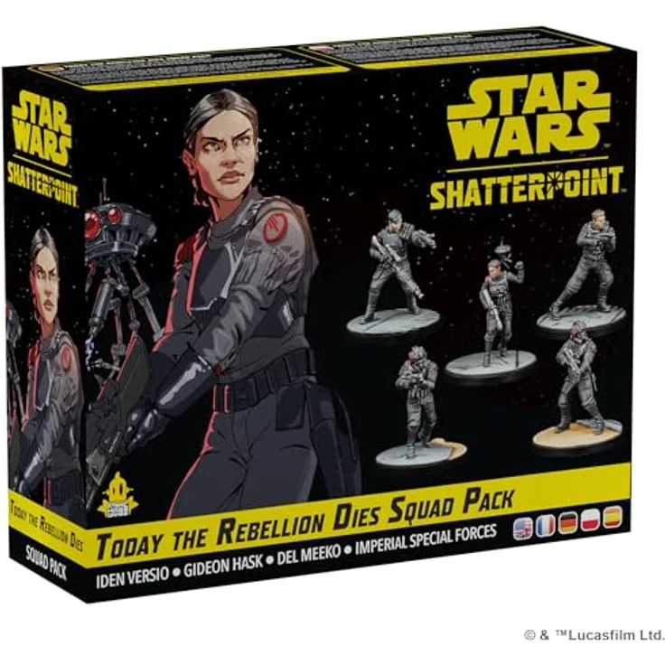 Atomic Mass Games AMGD1026 - Star Wars: Shatterpoint - Today the Rebellion Dies Squad Pack - Erweiterung für 2 Spieler, mit Iden Versio und Inferno-Trupp Eliteeinheiten, für Altersgruppe 14+ – Bild 1