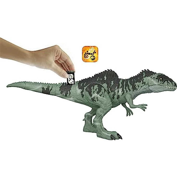 Jurassic World GYW86 - Strike 'n Roar Riesen-Dino Giganotosaurus Spielfigur, beweglich mit Brüll- und Schnapp-Reaktion, mit AR-Funktion, Spielzeug für Kinder ab 4 Jahren - Preisvergleich – Bild 4