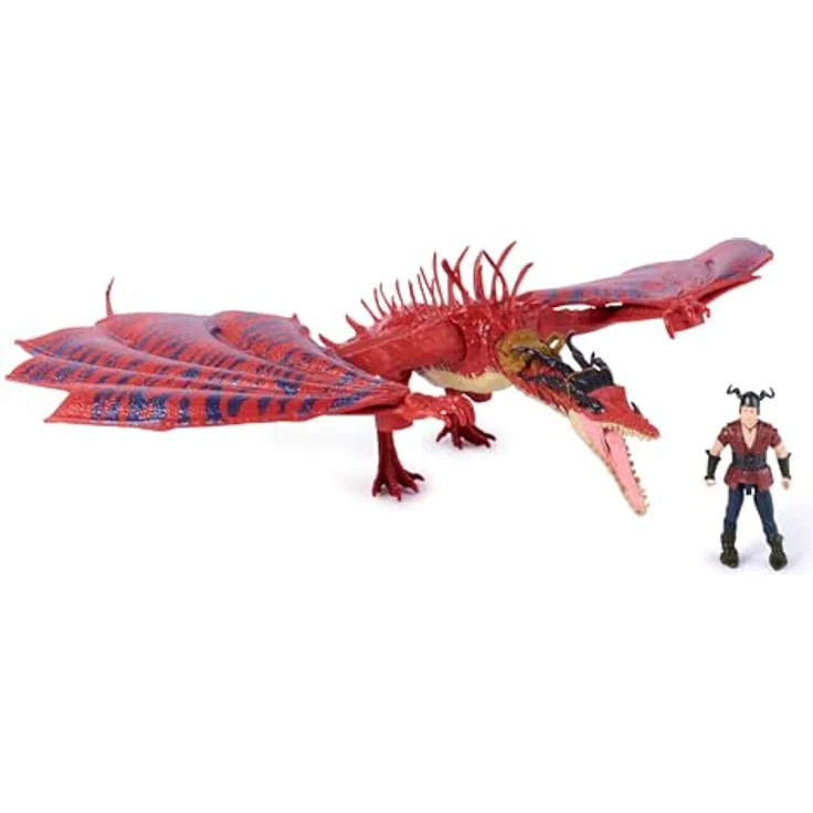 Spin Master Dreamworks Dragons How to Train Your Dragon Viking Duo, Monstrous Nightmare und Snotlout Action Figuren, Sammelfiguren für Kinder ab 4 Jahren – Bild 1