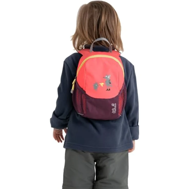 Jack Wolfskin Sprout Kinderrucksack, 20 cm x 15.5 cm x 25.5 cm, 100% Polyester, rosa (Sunset Coral) – Bild 4