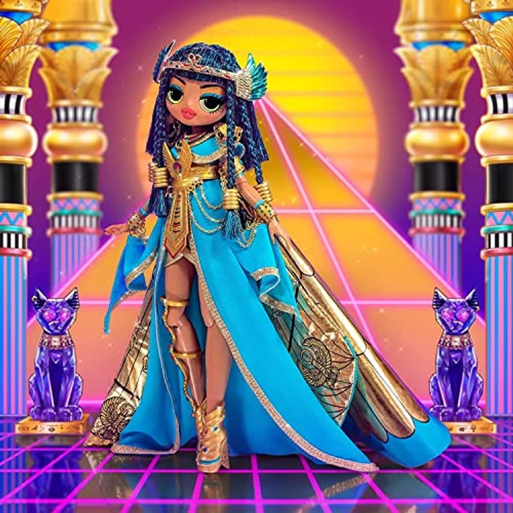 LOL Surprise OMG Fierce Limited Edition Premium Sammlerpuppe - Cleopatra - Überraschungen wie tolle Outfit und Mode-Accessoires - Mit Premium-Verpackung - Für Kinder ab 4 Jahren – Bild 6