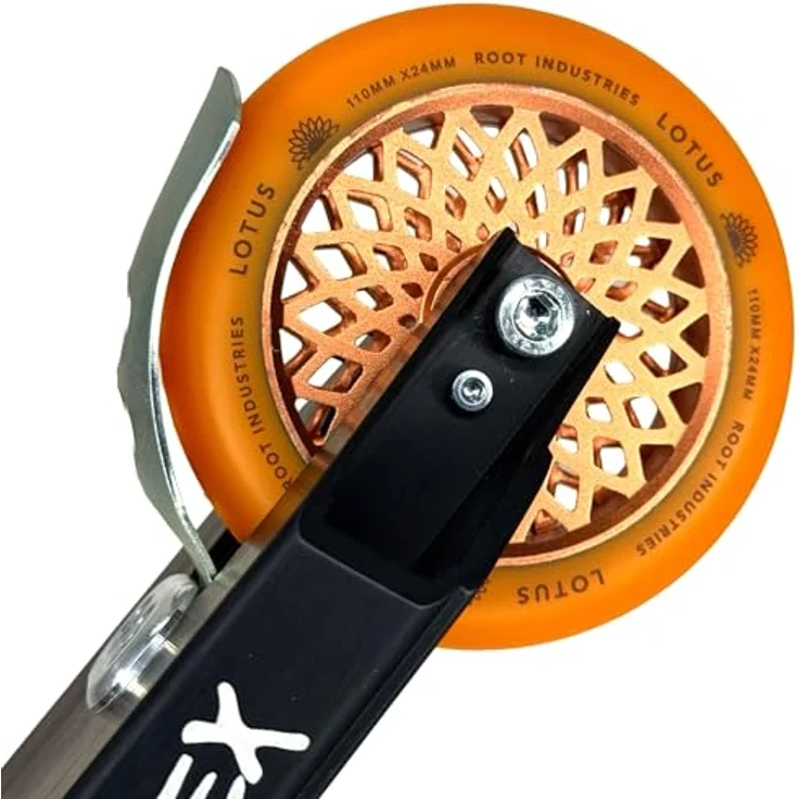 Root Industries Lotus Stunt-Scooter Rolle 110mm Radiant Orange - Scooter Rolle mit perforiertem Kern und hochpräzisen Lagern – Bild 4