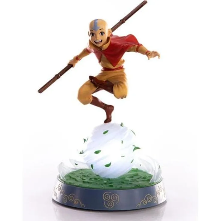 First 4 Figures Avatar: The Last Airbender PVC Aang Collector's Edition 27 cm Statue, mit Leuchtfunktion in der Base