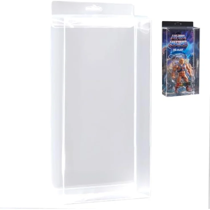 MS-Point 20er Set Blister Eye of the Clamshells Flat für MOTU Origins MS-19926, transparente Schutzboxen mit Staubschutz und Hängemöglichkeit – Bild 1