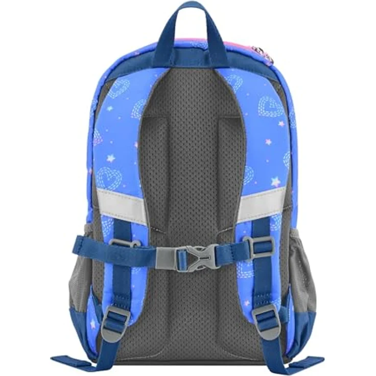 Step by Step Rucksack-Set KIGA Maxi „Rainbow Lui“, ergonomischer Rucksack mit separatem Innenfach, höhenverstellbarem Brustgurt, für Kindergarten & Freizeit, ab 3 Jahren, 10 l, lila-blau – Bild 2