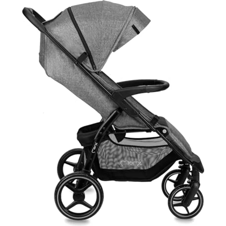 MoMi Kinder-Buggy Miya, Einhand-Faltsystem, große EVA-Räder, XXL-Verdeck, bis 22 kg – Bild 15