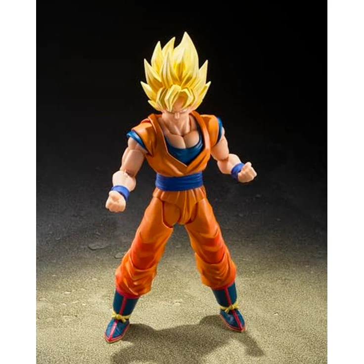 Bandai Dragon Ball Z S.H.Figuarts Actionfigur Super Saiyan Son Goku The Games Begin Ver., 15 cm, detailreich inkl. Zubehör – Bild 2