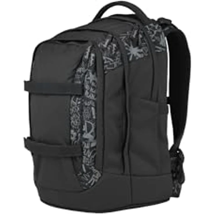 Satch Pack Ergonomischer Schulrucksack, 30L Stauraum, standfest, Organisationstalent, Street Ink - Grau – Bild 2