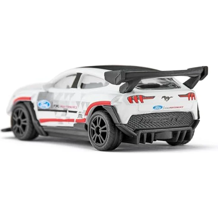 Siku 1566 Ford Mustang Mach-E 1400, Spielzeug-Auto aus Metall/Kunststoff, weiße Karosserie, gummierte Reifen, sportliche Felgen – Bild 2