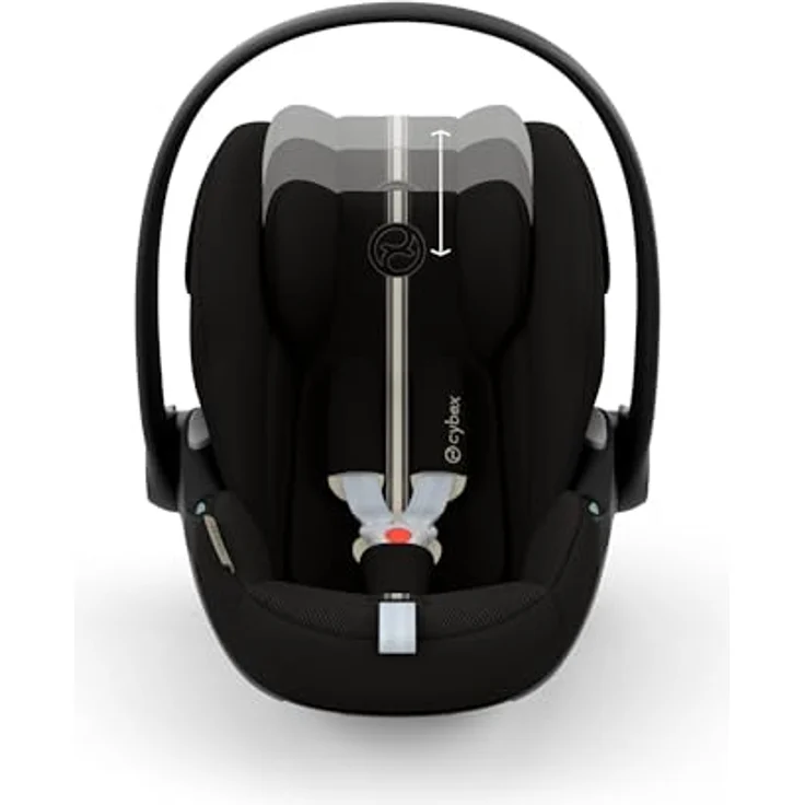 Cybex Cloud G3 i-Size Plus Babyschale, sicherer Transport für 0-13 kg, Moon Black – Bild 6