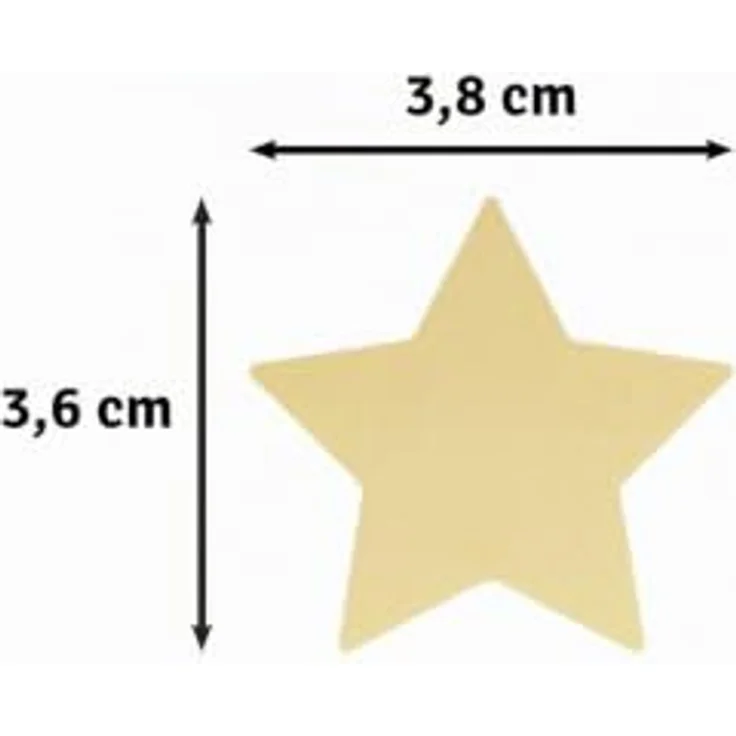 Vaessen Creative Motivstanzer Heavy Duty Sterne - Ø 3,75 cm - für dicke Papierarten wie PVC und Kork - ideal für Scrapbooking und Journaling – Bild 3