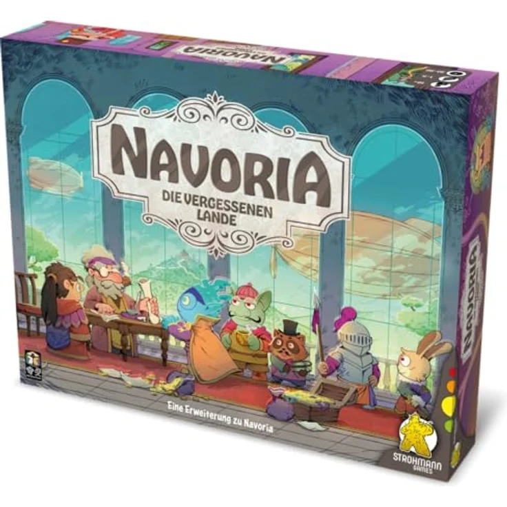 Strohmann Games Navoria – Die vergessenen Lande, Erweiterung für Kennerspiel, 1-5 Spieler, Solo-Modus, Deutsch, 30-90 Minuten Spielzeit – Bild 1