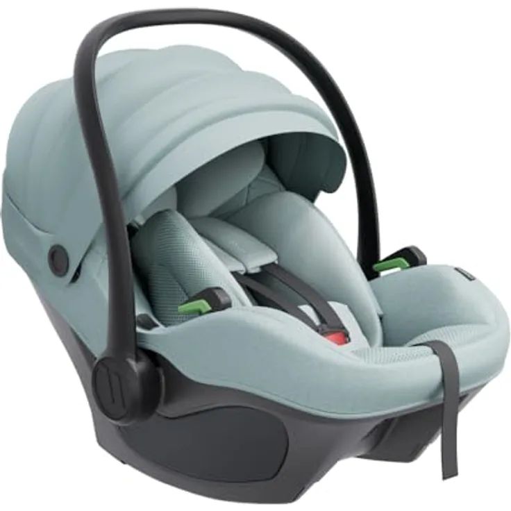 Avionaut Pixel 3 Babyschale, ultraleicht mit 24-fach anpassbarer Neugeborenen-Einlage, EPP-Sicherheitschale, AirFlow-Polsterung, Mint, 40–86 cm