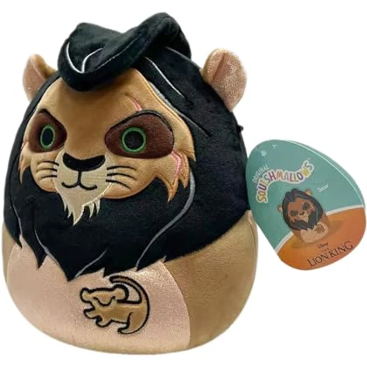Squishmallows SQDI00550 Scar 20 cm, offizielles Jazwares Plüsch, superweiches Kuscheltier - Disney König der Löwen Plüsch, weiches Material, zum Sammeln und Spielen - Preisvergleich – Bild 2