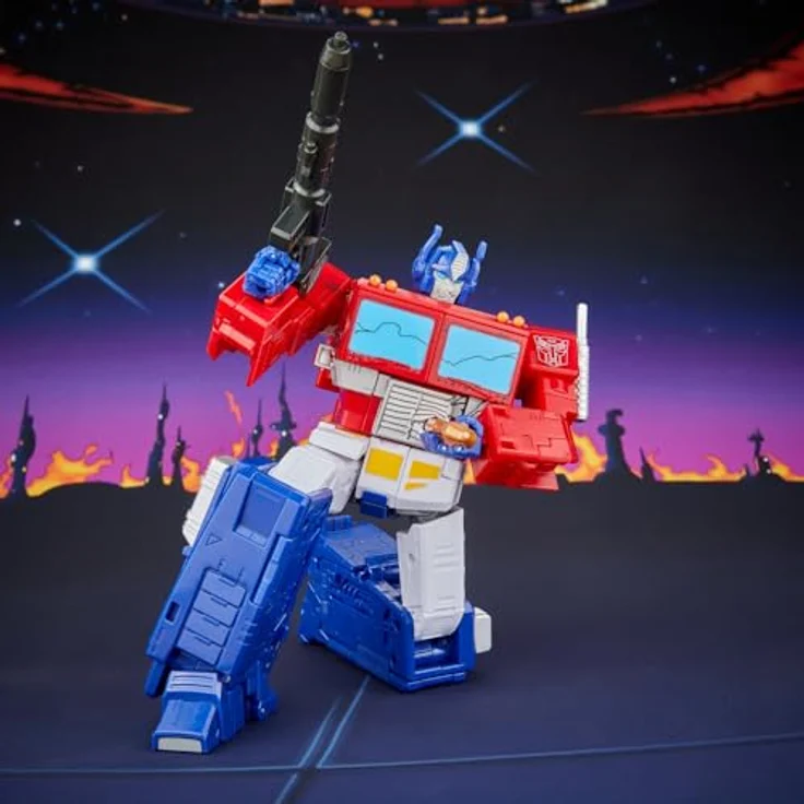 Hasbro The Transformers: The Movie Studio Series Leader Class Actionfigur MTMTE Collection, Optimus Prime, 18 cm, mit Leadership Matrix und Blaster, 40 Schritte Verwandlung – Bild 23