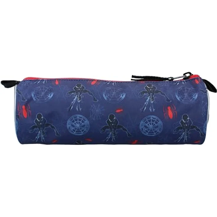 Vadobag Federmäppchen Spider-Man Fight Against Wrong, Schwarz und Blau, 21x7x7 cm mit coolem Spider-Man-Aufdruck und roten Details – Bild 3