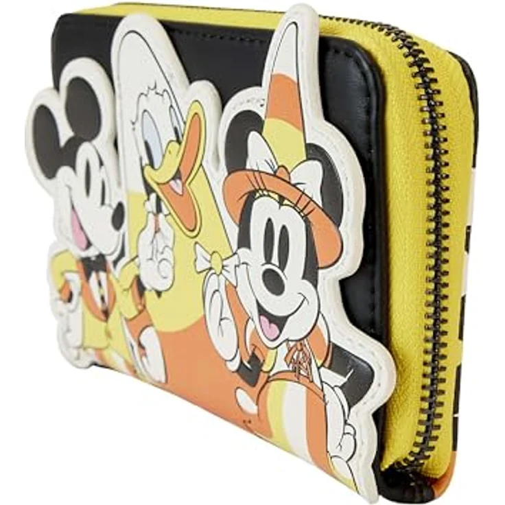 Loungefly, Portemonnaie, Disney by Porte-monnaie Mickey & Friends Candy Corn – Bild 3