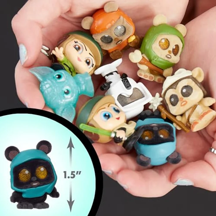Just Play Disney Doorables Star Wars™ „Ewok Village“ Sammeledition, 8 Exklusive Figuren ab 5 Jahren, Mini-Figuren mit Glitzeraugen – Bild 3