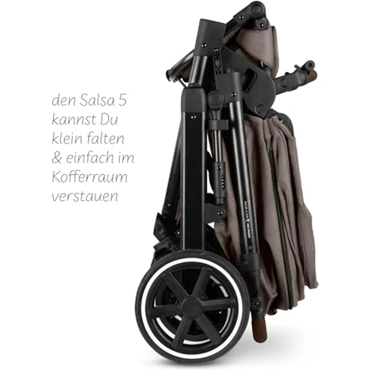 ABC Design Kombi-Kinderwagen Salsa 5 Air - Pure - Nature, inkl. Gratis Mobilitätsgarantie – Bild 8