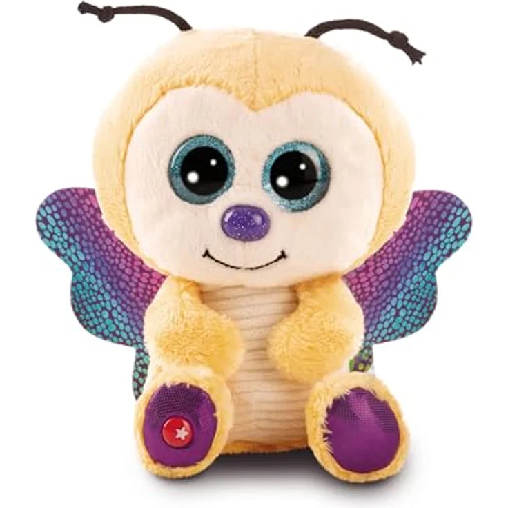 NICI GLUBSCHIS Schmetterling Sunshine Lou, 15 cm, gelb, weiches Plüsch-Stofftier mit Glitzeraugen und niedlichen Fühlern, ideal zum Kuscheln und Spielen für Kinder & Erwachsene, tolle Geschenkidee | 61844 – Bild 2
