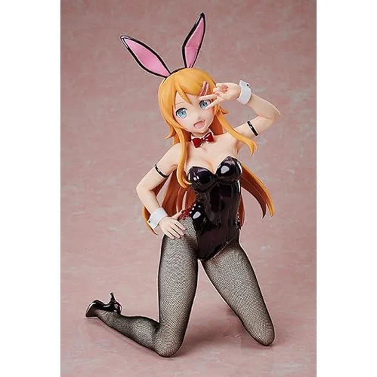 FREEing Oreimo PVC Statue 1/4 Kirino Kousaka: Bunny Ver. 33 cm, Sammelfigur im Hasenkostüm mit echten Netzstrumpfhosen – Bild 2