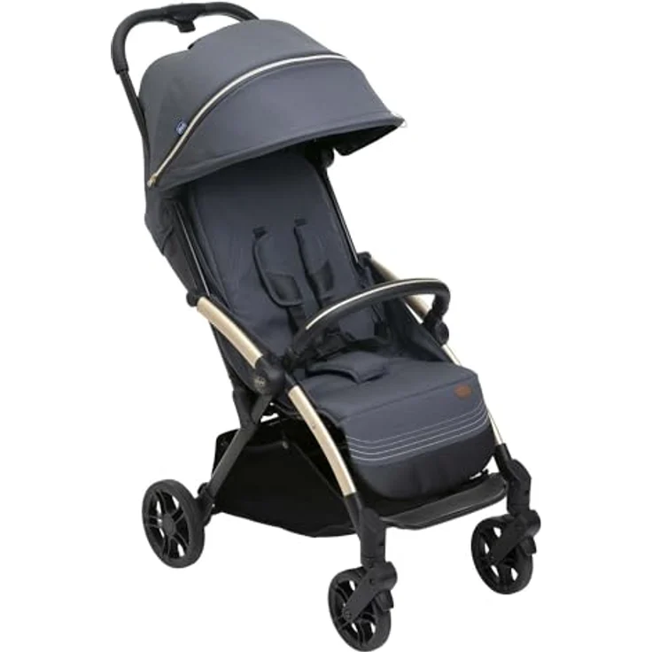 Chicco Passeggino 4 ruote Goody Xplus Dark Shadow, Buggy mit Selbstfaltfunktion und verstellbarem Sitz – Bild 1