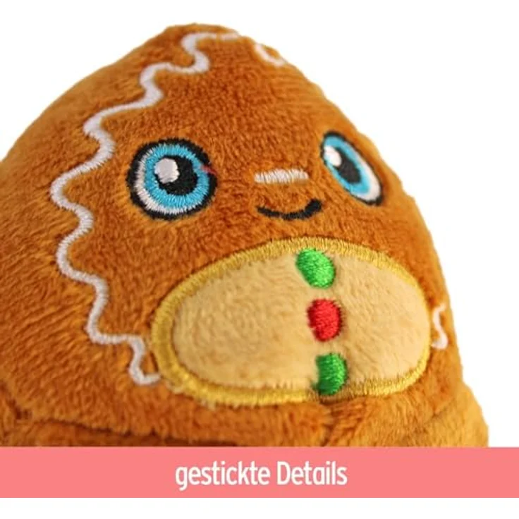 BEMIRO 12 Stück Weihnachten Kuscheltier in Kugel - im Display – Bild 3