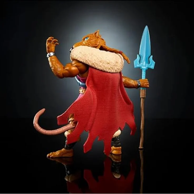 Mattel Die Herren Des Universums Turtles of Grayskull Splinter-Skull Actionfigur, 14 cm, rot – Bild 5