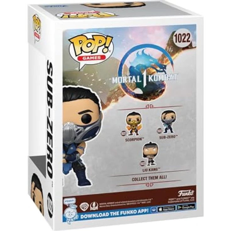 Funko Pop! Games: MK1 - Sub-Zero Vinyl-Sammelfigur - Mortal Kombat Game Franchise - Ideal für Kinder und Erwachsene - Offizielle Handelswaren - Geschenkidee – Bild 3