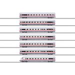 Märklin 042930 H0 ICE-Wagen-Set, 7 Wagen DB AG mit LED-Innenbeleuchtung, digital schaltbar, 2. und 1. Klasse