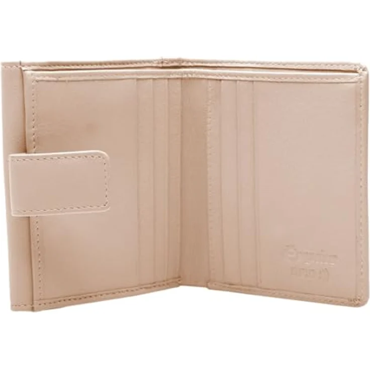 Esquire Viktoria Geldbörse RFID, Kinderportemonnaie aus 100% Leder, 10 cm x 8 cm x 1 cm, beige – Bild 2