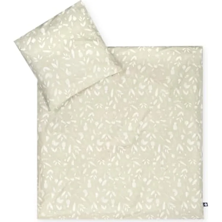 Julius Zöllner Bettwäsche Jersey Tropic, 2-teiliges Babybettwäsche-Set, schadstoffgeprüft, Gr. 80x80 und 35x40 cm, hautfreundlich und atmungsaktiv