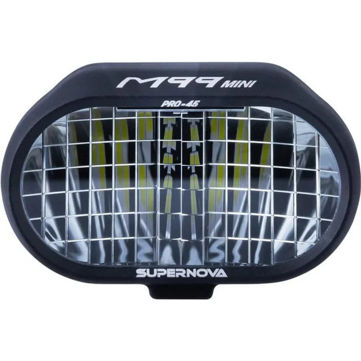 Supernova Fahrradbeleuchtung M99 Mini Pro-45 km/h - schwarz, extrem helles S-Pedelec-Scheinwerfer-Set