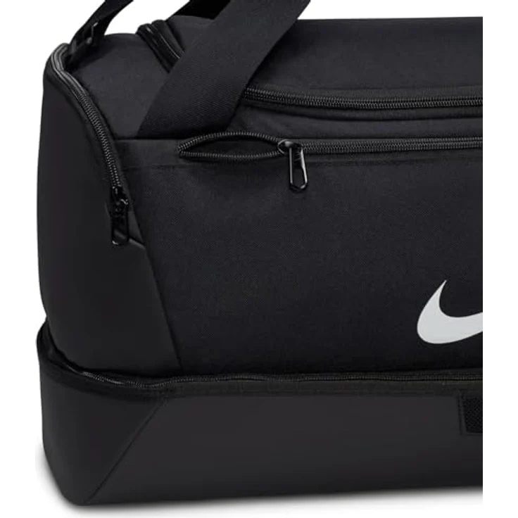 Nike Sporttasche Team M Bag, robuste Sporttasche mit geräumigem Hauptfach, hartem Boden und 37 Liter Volumen, schwarz – Bild 9