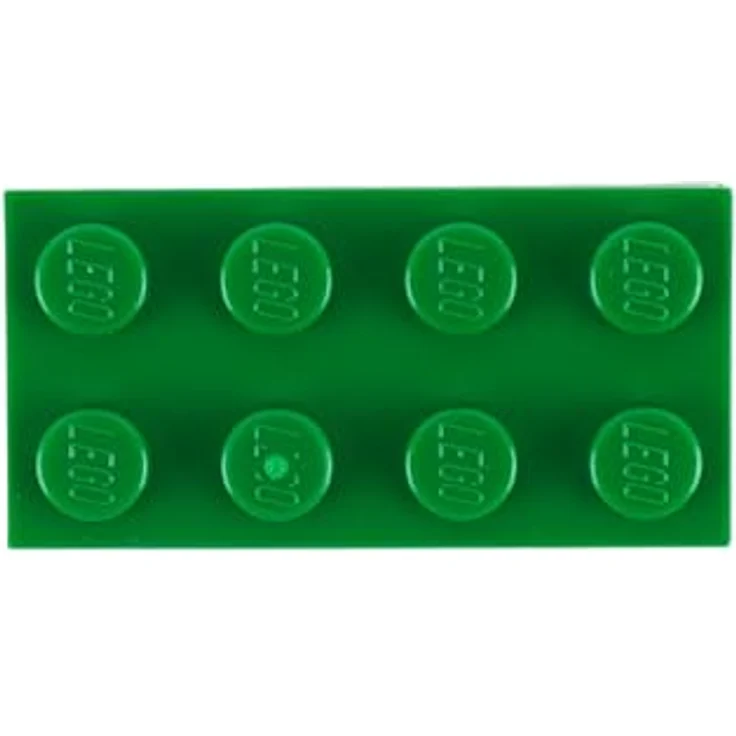 Stein-Experte Lego® 2x4 Steine Grün, 100 Bausteine für Landschafts- & Architekturmodelle, 100% Original LEGO Qualität – Bild 2