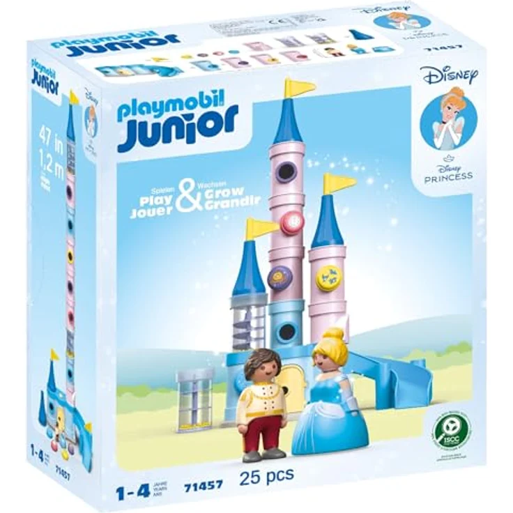 Playmobil® Konstruktions-Spielset Cinderellas Schloss (71457), JUNIOR & Disney, (25 St), Made in Europe – Bild 2