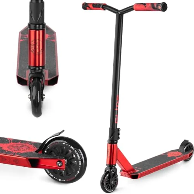 Movino Stuntscooter MOVINO GLIDE, Skatepark Scooter mit leichtem Aluminiumrahmen, 3,3 kg, ABEC-9 Lager, IHC-Kompression – Bild 1